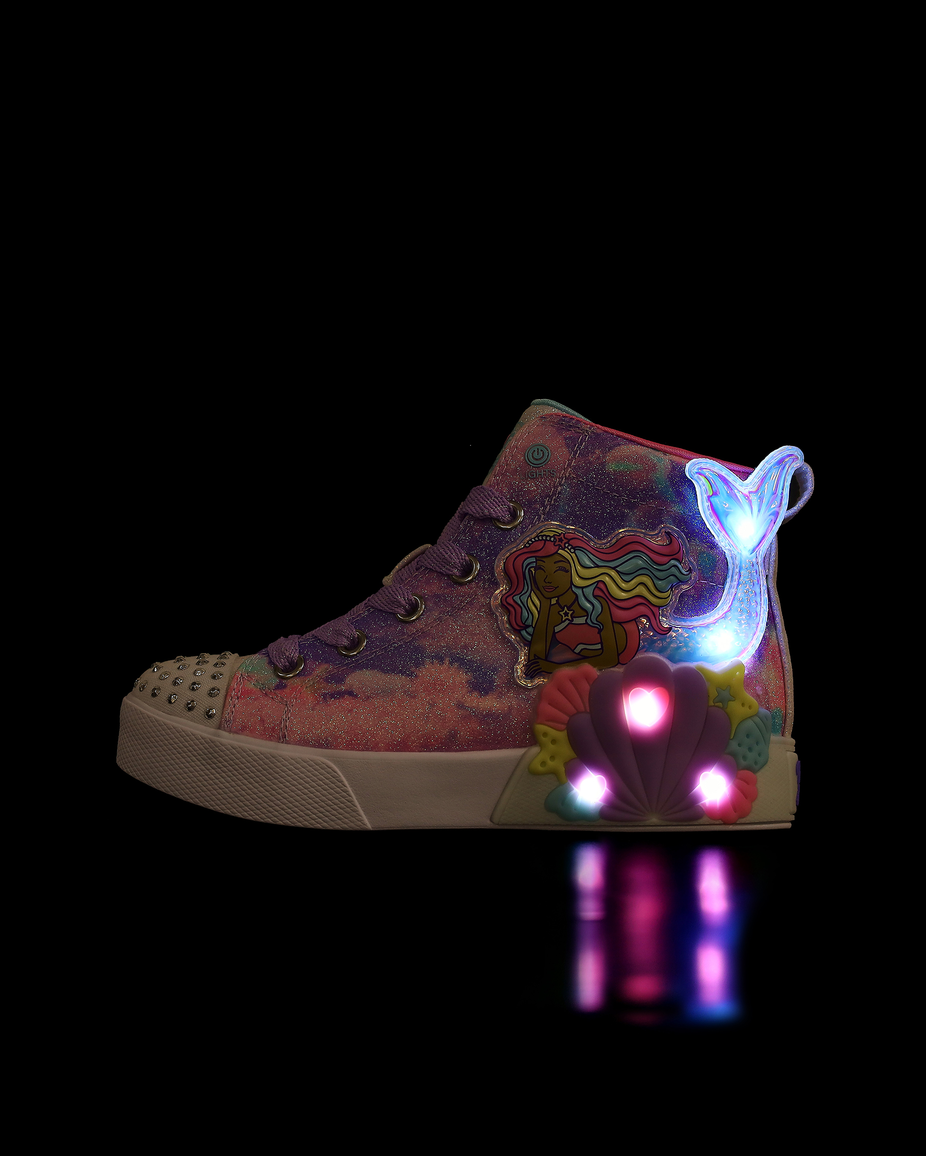 Skechers Seashell Magic Mermaid Sea Büyük Kız Çocuk Mor Işıklı